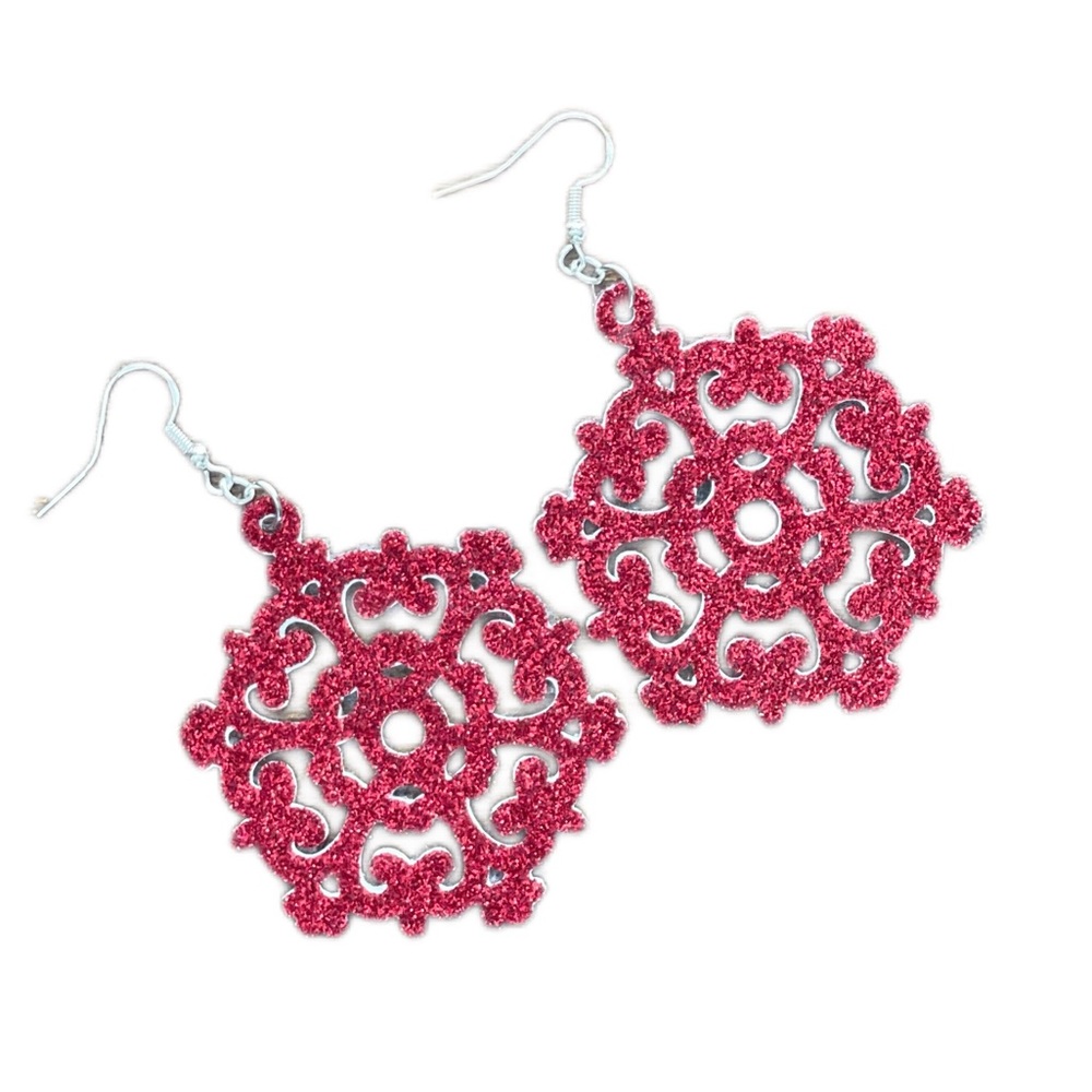 3/$25 Faux Leather Earrings